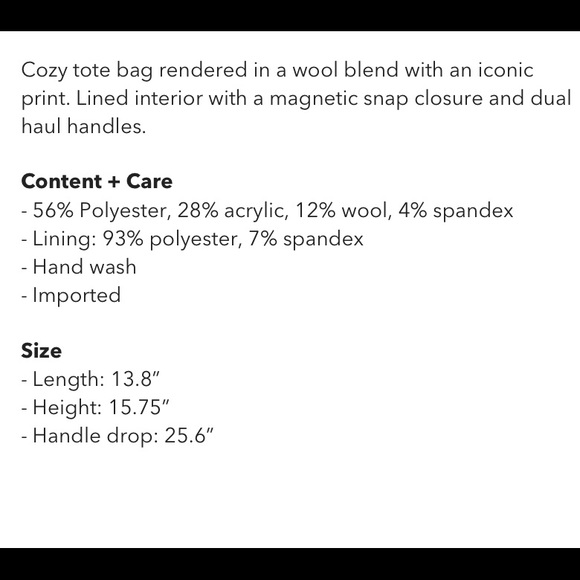 UO Knit Tote Bag - Picture 4 of 4